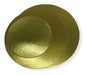 PROBAC Metallic Gold Round Cardboard Discs 24 Cm (Pack of 10) 2