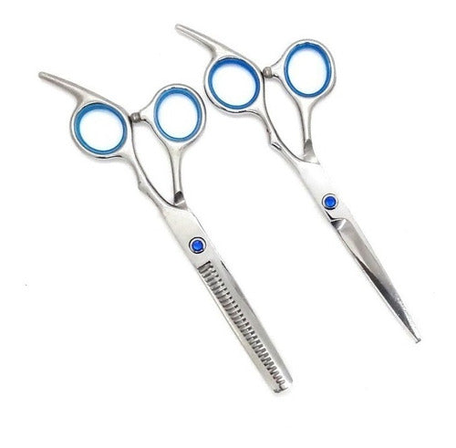 E-Shop Peluquería Professional Barber Kit: Cape + Cutting Scissors + Thinning Scissors + Barber Brush 1