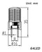 10pcs G8 Bi-pin T5 64 3014 Smd Luz De Silicona Regulable Bom 5