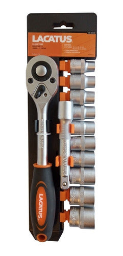 Lacatus Half-Inch Socket Wrench Set - 12 Pieces 0