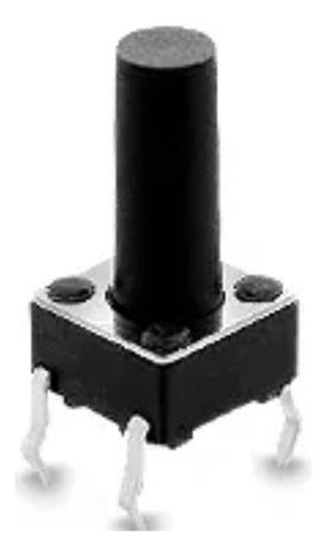 Comercial Electronica 10-Tact Switch 4 Patas Ts15 5x5x18mm Boton De 15mm 0