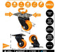 Vigo 4 Reinforced Swivel Wheels 50mm with Brake 4