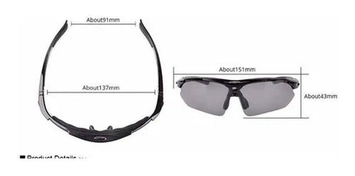 Rockbros Interchangeable Lenses 10037 Running Cycling Fishing 2