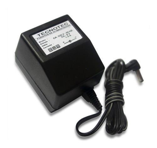 TECTONEC DC 9V 1A Power Supply Transformer 1000 mAh Interchangeable Plug 0