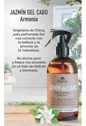 Aromatizante Biogreen Jazmín Del Cabo + Gatillo 1