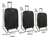 Gremond Cannes Semi-Rigid 28 Inch Large Black Suitcase 7