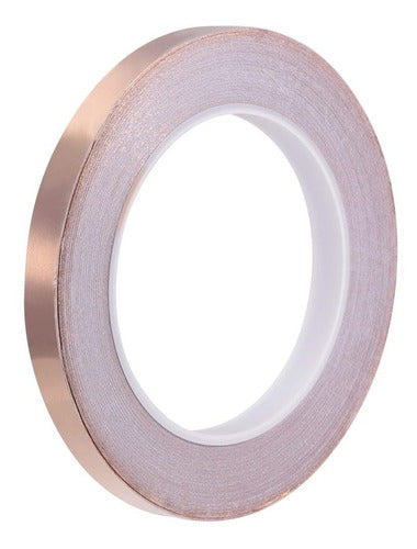 Cinta De Cobre 10mm X 30mt Adhesivo Conductor Uxcell 0