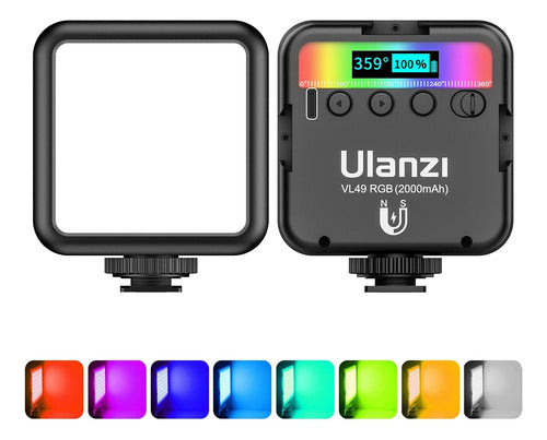 Ulanzi RGB LED Light for Camera Flash Color Lights 0