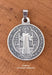 Italian San Benito Zamak Medal + 316L Steel Chain 5
