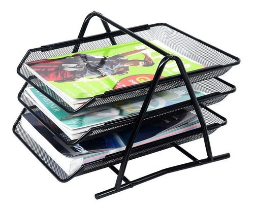 Generic Metal Desk Tray 3 Tiers 1