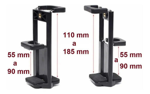 TRIPOD -GENERICA Telescopic Tripod 2 In 1 Adapter for Cell Phones and Tablets 2