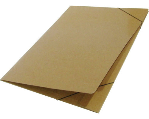 Carpeta Dibujo Elastico Kraft 1/2 Watman Serviciopapelero 1