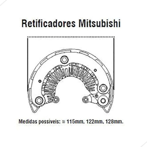 Placa Diodo Sentra Versa Sistema Mitsubi Sentra 2006 A 2019 1