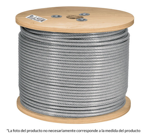 Rollo Cable Acero Forro Pvc 3/32 (2,3 Mm) 300 Metros 1