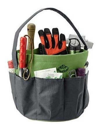 Esschert Design Round Garden Tool Bag Gris 3