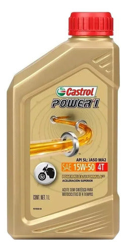 Wega Castrol Power 1 Sia++ Service Kit for Voge 500 Ds Dsx R - Filter + Oil 1