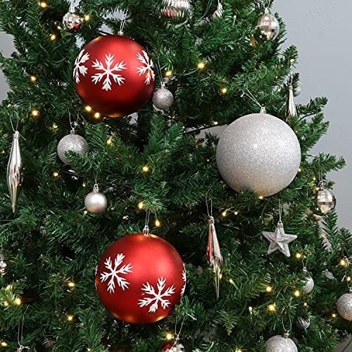 3 Adornos Navideños Decorativos Irrompibles De 15cm - Red&s 1