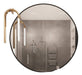 Circular 80 cm Iron Frame Mirror for Bathroom 0