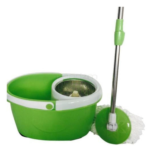 BLL-22B 360° Rotating Magic Mop with Stainless Steel Deshydrating Bucket 3