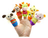 Atrapacuentos Titere Dedo Set Animales Selva Peluche X5 Cuento Juego 5