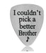 YEEQIN No Pude Elegir Un Mejor Hermano Musical Guitar Pick Men Gift 0