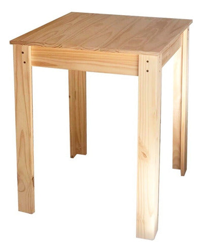 Muebles-de-Campo Square Table 60x60 for Bar, Restaurant, or Kitchen 0