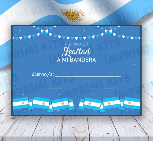 Diseños Diplomas Jura Lealtad A La Bandera Imprimibles #1 4