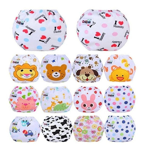 Pack of 6 Eco-Friendly Cloth Diapers for Baby Swim Pool Water x6 18