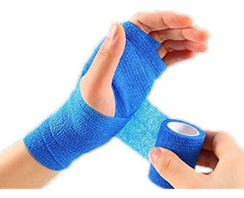 Self-Adherent Elastic Bandage Aurinco 7.5 cm x 4.5 m - Box of 12 Units 2