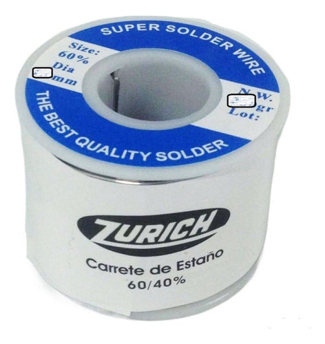 Zurich Soldering Tin Roll 0.5 mm 250g 60/40 0