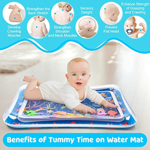 Yeeeasy Water Play Mat for Tummy Time 2