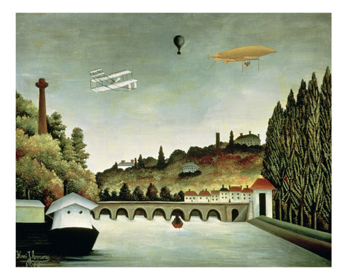 Henri Rousseau Vista Del Puente En Sevres - Lámina 45x30 Cm. 0