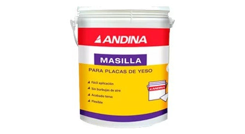 Masilla Para Placa De Yeso Andina 32kg Colornet 1