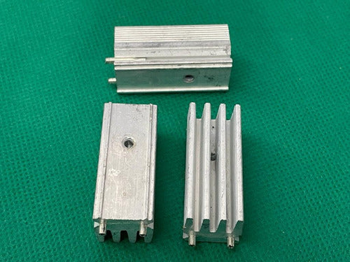 1x Dissipador Para Transistor L.15 A.36 C.16mm 1