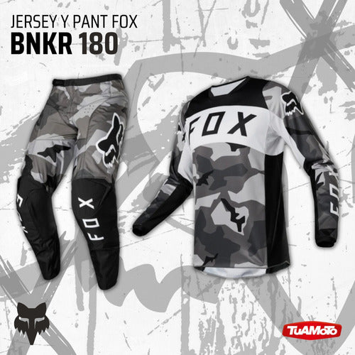 Fox BNKR 180 Jersey and Pant Set for Motocross / Enduro 2