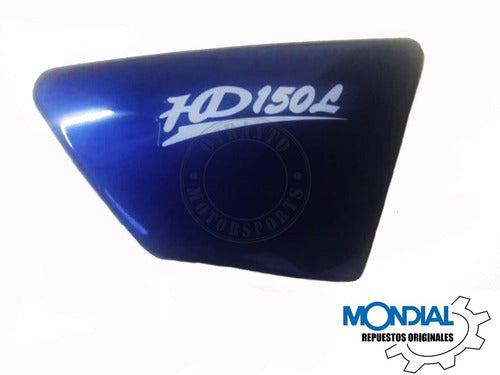 Right Under Seat Cover Mondial HD 150 L Blue Original 1