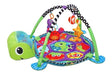 3-in-1 Baby Gym Playmat with Soft Blanket and Mobile Turtle 5