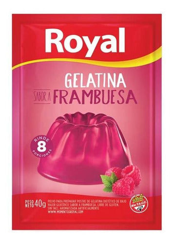 Royal Raspberry Jelly Gluten-Free 8x40g 2