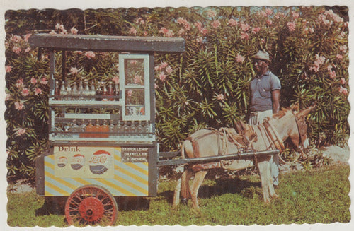 1967 Barbados Postal Vendedor De Refrescos Publicidad Pepsi 0