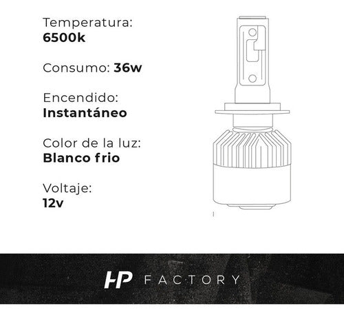 High-End Cree Led H1 C6 40000 Lumens Lamp Kit 3