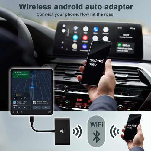 Wqqbff Adaptador Inalmbrico Android Auto Para Automvil, Telf 4