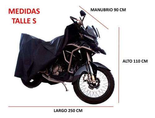 Waterproof Motorcycle Cover with Buckle Closure + Storage Bag 2