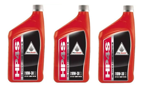 Honda HP4S 10W30 Synthetic Motor Oil Kit x4 Units by Avant Guiral Motos 0