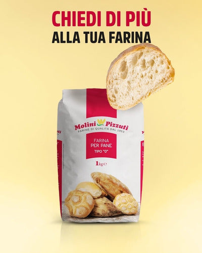 Harina Italiana Para Panes Molini Pizzuti 1 Kg 1