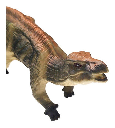 Dinosaurio Iguanodon Juguete Goma Soft Con Sonido 16cm Wabro 3