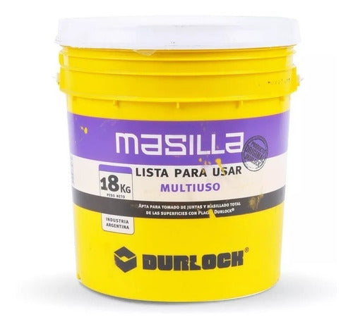 Durlock Masilla Durlock 18 Kgs - Lista Para Usar 0