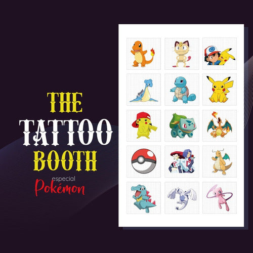 Pokemon X15 Temporary Tattoos 0