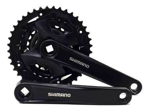 Shimano Plato Palanca MTB 40 30 22 3x9 V 175mm Eje Cuadrado 0