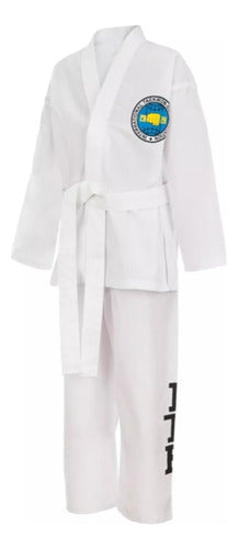 Dragon Dobok Taekwondo Uniform Gup Training + White Belt 0