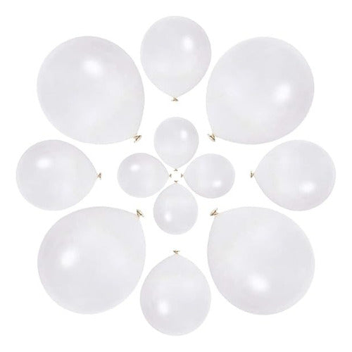 Globos Blanco R5 - Perlado X 50 U. - Universo Mágico 0